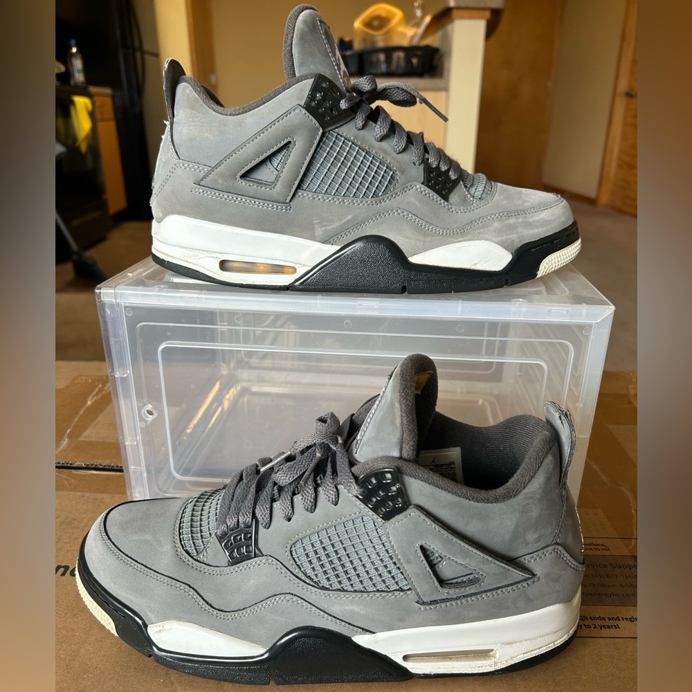 Size 12 - Jordan 4 Retro Low Cool Grey